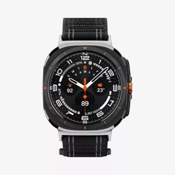 SPIGEN WBF0 -ranneke Samsung Galaxy Watch Ultra 2024/2025 (47 mm), musta