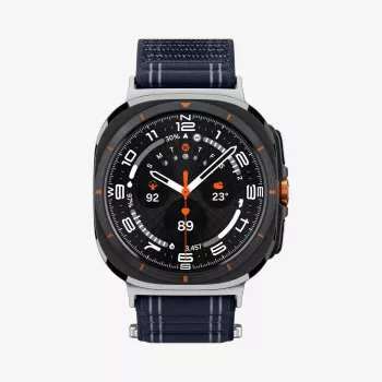 SPIGEN WBF0 ranneke Samsung Galaxy Watch Ultra 2024/2025 (47 mm) -kellolle, laivastonsininen