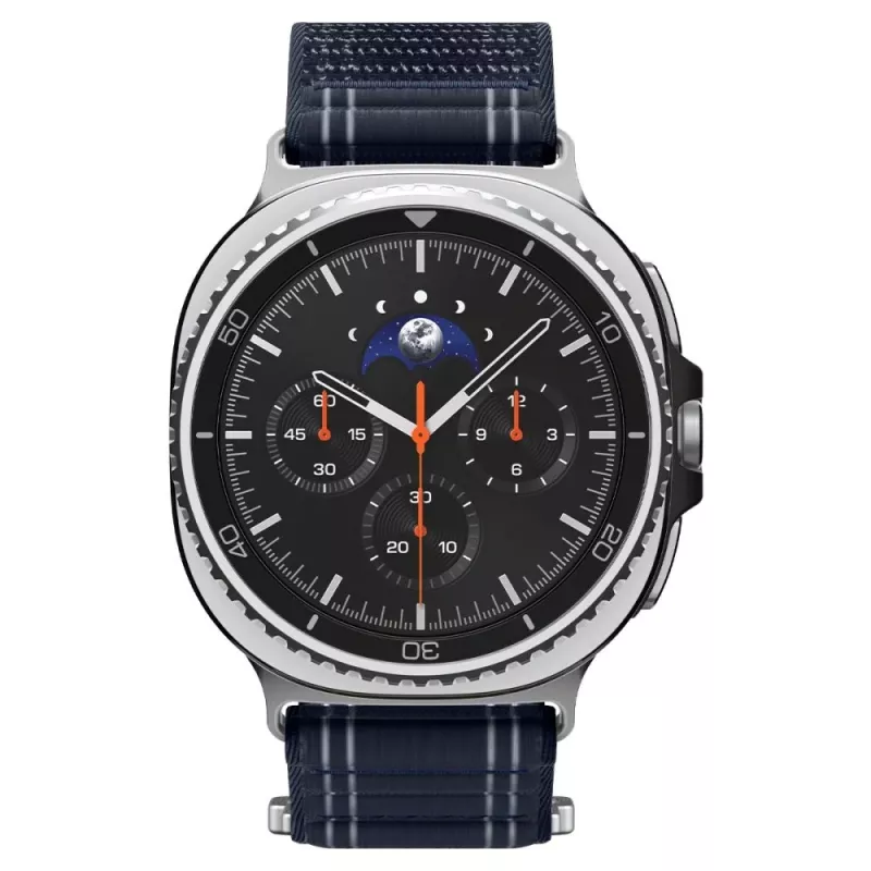 Spigen Rugged Armor Pro -ranneke Samsung Galaxy Watch 4/5/6/Classic (40/44/46 mm) - navy