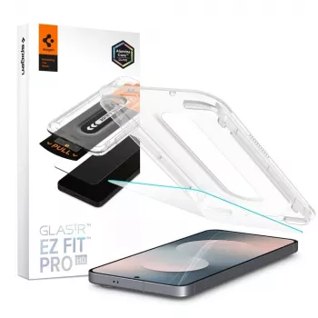 Spigen Glas.tR EZ Fit Pro HD karkaistu lasi -näytönsuoja Samsung Galaxy S25 FE - kirkas (2 kpl:n pakkaus)