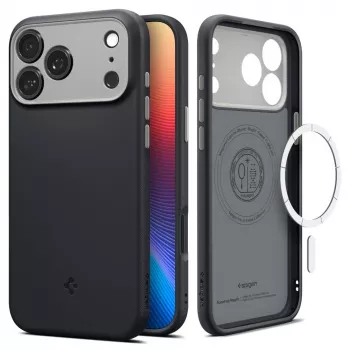 Spigen Nano Pop Mag Magsafe iPhone 17 Pro Max -kotelo Black Sesame