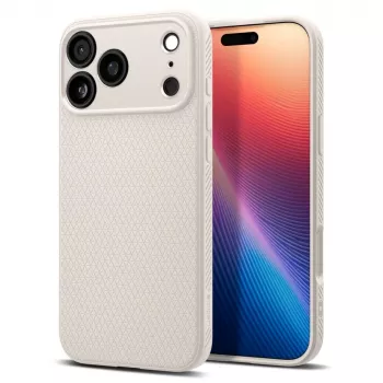 Spigen Liquid Air -kotelo iPhone 17 Pro Max, Natural Titanium