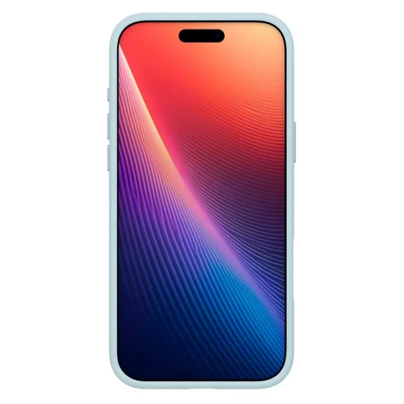 Spigen Silicone Fit Mag MagSafe -kotelo iPhone 17 Pro Max, Mute Blue