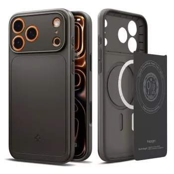 Spigen Thin Fit Mag MagSafe -kotelo iPhone 17 Pro Max (Gunmetal)