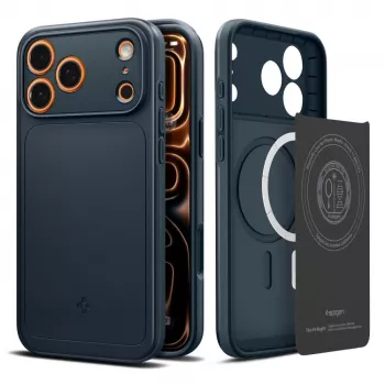 Spigen Thin Fit Mag MagSafe -kotelo iPhone 17 Pro Max, Metal Slate