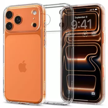Spigen Ultra Hybrid -kotelo iPhone 17 Pro Max, Crystal Clear