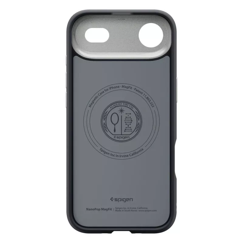 Spigen Nano Pop Mag MagSafe -kotelo iPhone Air, Black Sesame