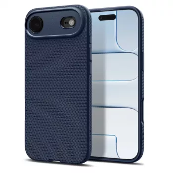Spigen Liquid Air -kotelo iPhone 17 Air, Navy Blue