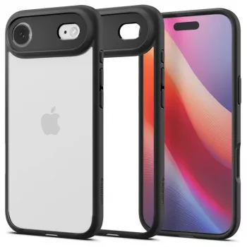 Spigen Ultra Hybrid -kotelo iPhone 17 Air, matta musta