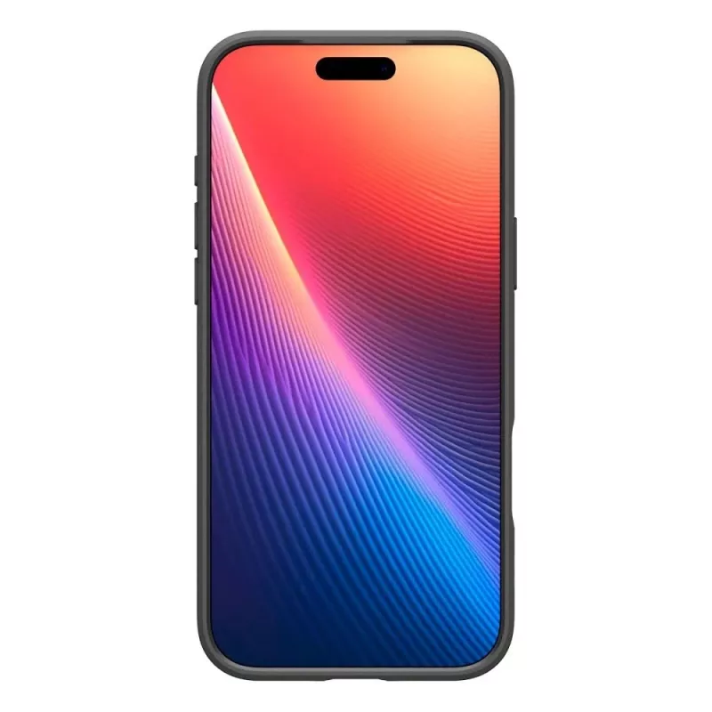 Spigen Liquid Air -kotelo iPhone 17 Pro, matta musta