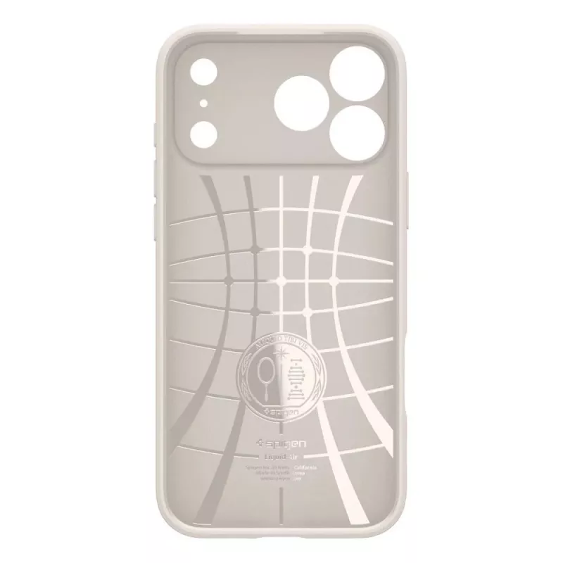 Spigen Liquid Air -kotelo iPhone 17 Pro, Natural Titanium
