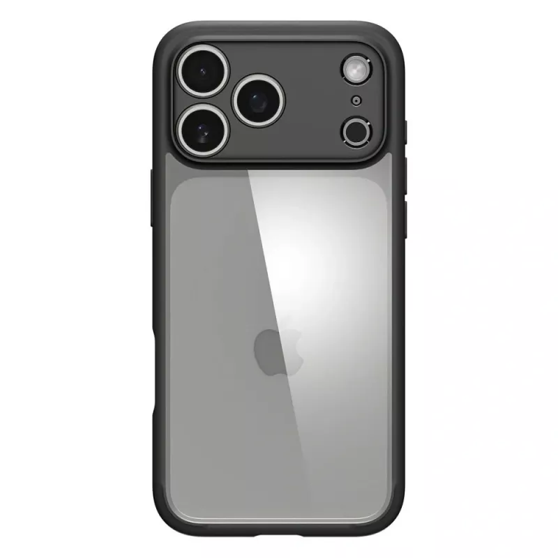 Spigen Ultra Hybrid -kotelo iPhone 17 Pro, matta musta