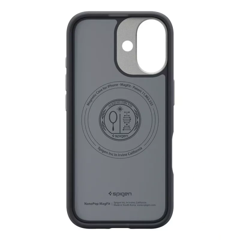 Spigen Nano Pop Mag Magsafe -kotelo iPhone 17 Black Sesame