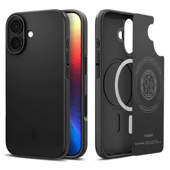 Spigen Thin Fit Mag MagSafe iPhone 17 musta