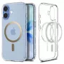 Spigen Ultra Hybrid Mag MagSafe -kuori iPhone 17, kirkas/kulta