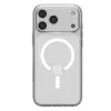 Spigen Liquid Crystal Mag MagSafe -kuori iPhone 17 Pro Max, kirkas/valkoinen