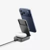 Spigen Essential Qi2 2-in-1 -langaton latausteline 25W MagSafe musta
