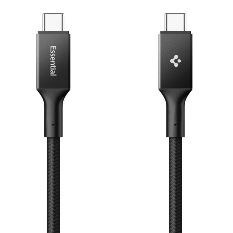 SPIGEN EB10015CC Essential USB-C - USB-C -kaapeli 100W 150cm musta