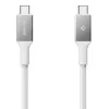 SPIGEN EB24015CC Essential Type-C -kaapeli 240W 150cm valkoinen