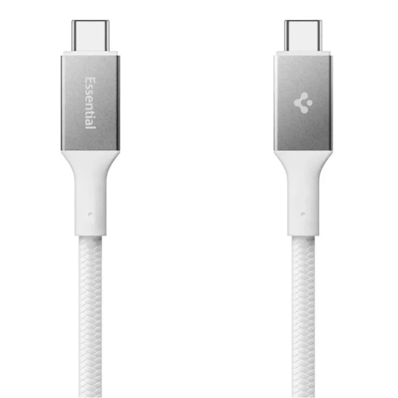 SPIGEN EB24015CC Essential Type-C -kaapeli 240W 150cm valkoinen