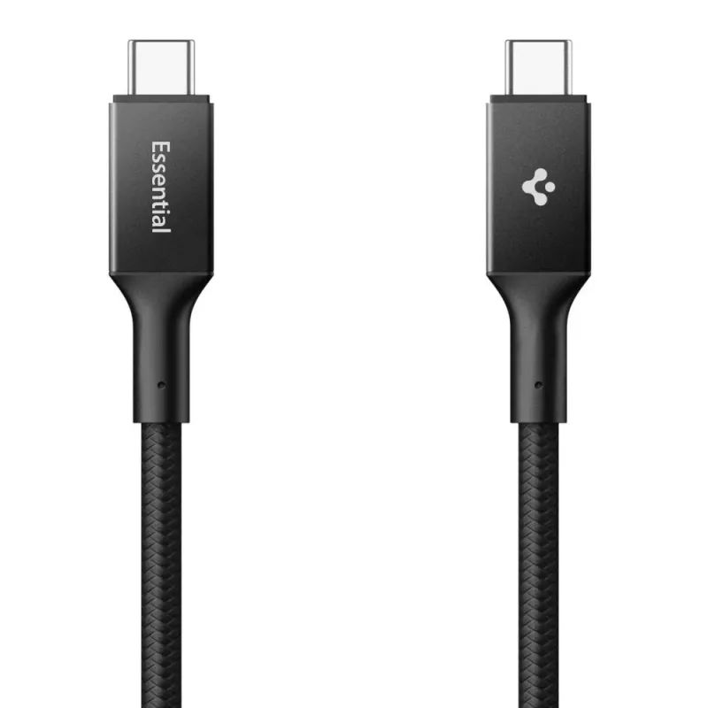 SPIGEN EB24015CC Essential USB-C - USB-C -kaapeli 240W 150cm musta