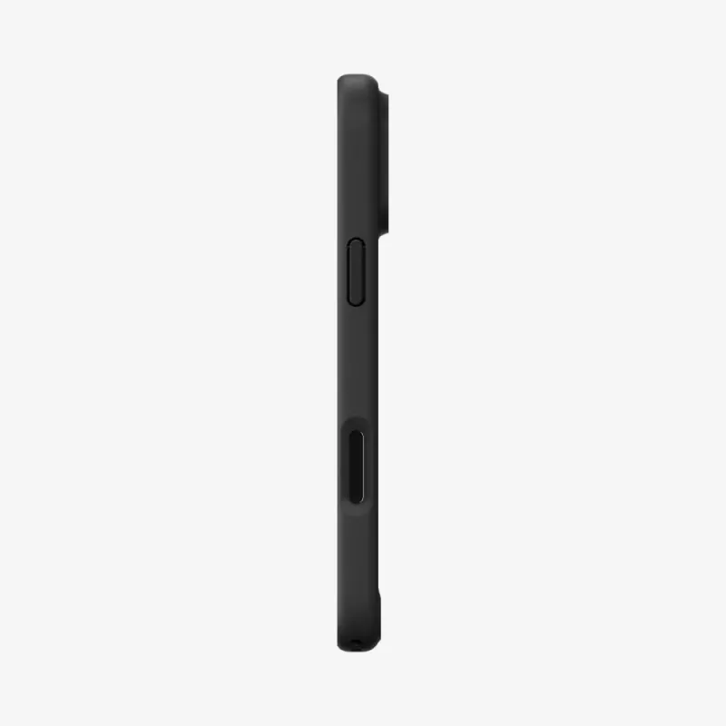 Spigen Ultra Hybrid Mag MagSafe -kuori iPhone 17 Pro, Frost Black/Orange