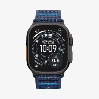 Spigen Athlex Air 2 Apple Watch -ranneke 44/45/49mm Active Navy Blue