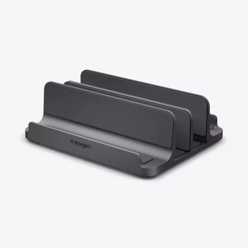 SPIGEN LD208S4 pystysuora kannettavan tietokoneen teline vaaleanharmaa