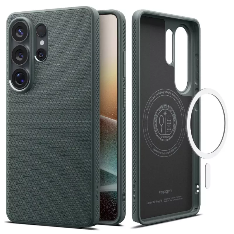 Spigen Liquid Air Mag MagSafe Galaxy S26 Ultra Abyss Green