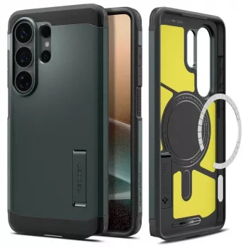 Spigen Tough Armor Mag MagSafe Galaxy S26 Ultra Abyss Green