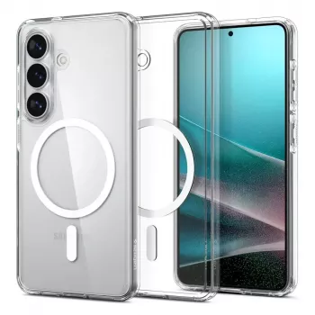 Spigen Ultra Hybrid Mag MagSafe Galaxy S26+ Plus Clear/White