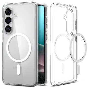 Spigen Ultra Hybrid Mag MagSafe Galaxy S26+ Plus Clear/White