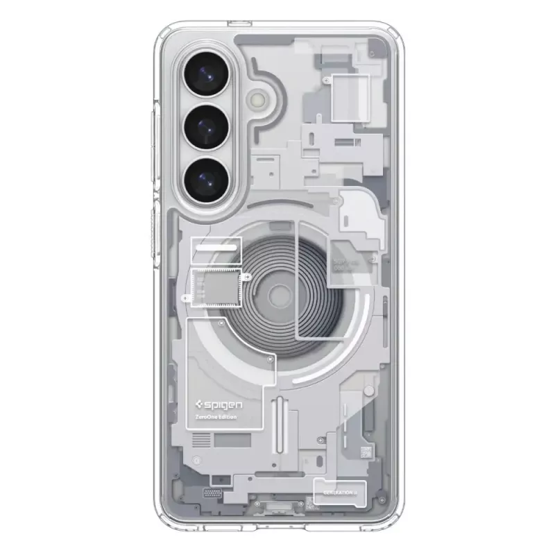 Spigen Ultra Hybrid Mag MagSafe Galaxy S26+ Plus Zero One valkoinen