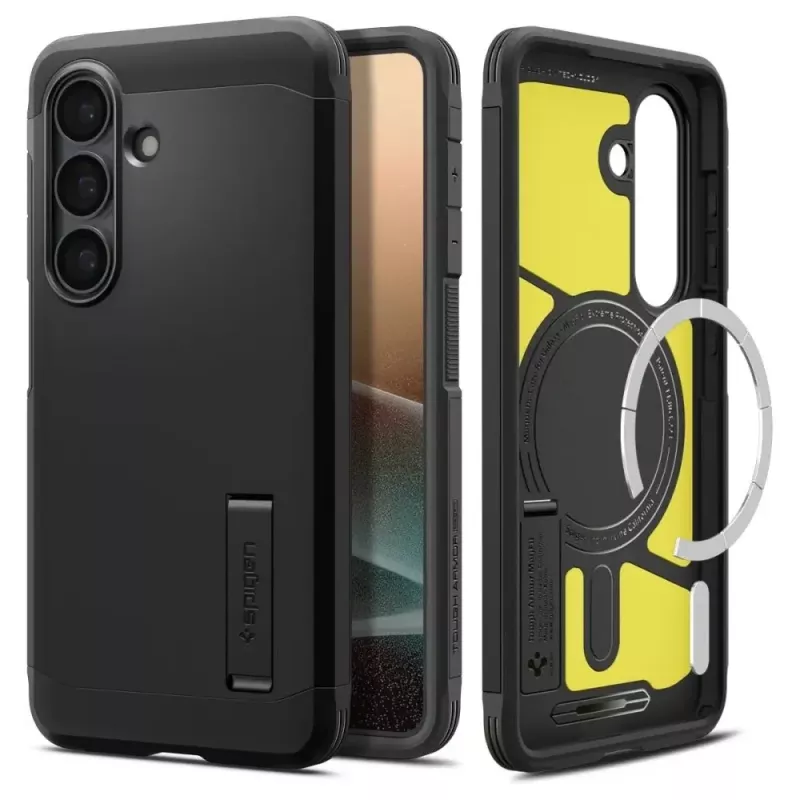 Spigen Tough Armor Mag MagSafe Galaxy S26+ Plus musta