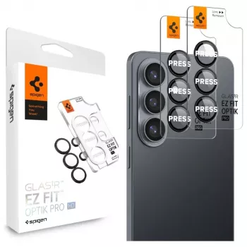 Spigen Optik Pro HD Glas.tR EZ Fit kamerasuoja 2 kpl:n pakkaus Samsung Galaxy S26+ - musta