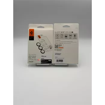 Spigen Optik Pro HD GLAS.TR EZ Fit kamerasuoja 2 kpl:n pakkaus Samsung Galaxy S26 - musta