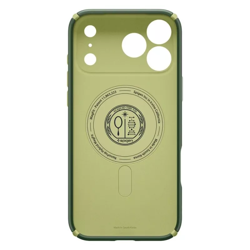 SPIGEN Nano Pop Hybrid Mag MagSafe -kuori Apple iPhone 17 Pro, Avocado Green