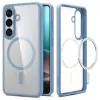 Spigen Ultra Hybrid Mag MagSafe -kuori Samsung Galaxy S26+ - Crystal Clear Blue