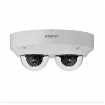 HANWHA VISION PNM-C7083RVD verkkomonisuuntainen IR-dome-kamera, 2x 2MP, 3-6mm, WDR 150dB, IP66, IK10, PoE+