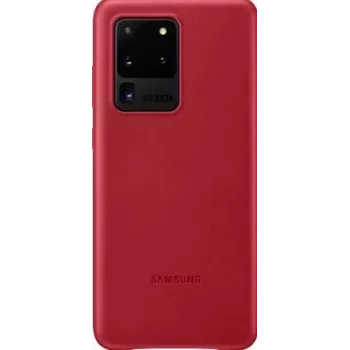 Samsung Galaxy S20 Ultra nahkakotelo punainen