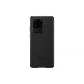 Samsung Galaxy S20 Ultra nahkainen takakansi musta