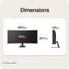 LG UltraWide 34U601B-B.AEUQ 34 tuuman WQHD VA kaareva näyttö, 120Hz