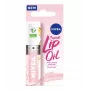 NIVEA Caring Lip Oil Clear Glow kosteuttava huuliöljy 5,5 ml