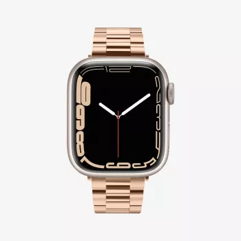 Spigen Modern Fit -ranneke Apple Watch 4 / 5 / 6 / 7 / 8 / SE (38 / 40 / 41 mm) Rosegold