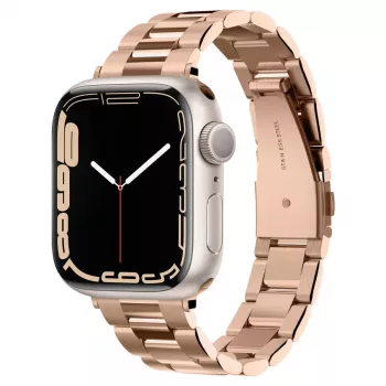 Spigen Modern Fit -ranneke Apple Watch 4 / 5 / 6 / 7 / 8 / SE (38 / 40 / 41 mm) Rosegold