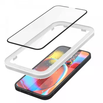Spigen AlignMaster Glass Full Coverage näytönsuoja Apple iPhone 13/13 Pro/14/16E/17E musta (2 kpl:n pakkaus)