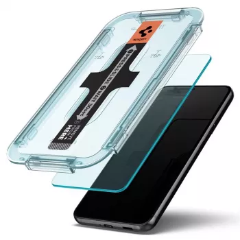 Spigen Glas.tR EZ Fit karkaistu lasi näytönsuoja 2 kpl:n pakkaus Samsung Galaxy S22