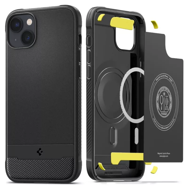 Spigen Rugged Armor Mag MagSafe iPhone 14 -kotelo mattamusta