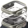 Ringke Slim 2 kpl:n pakkaus Apple Watch Ultra (49 mm) Clear & Titanium Grey