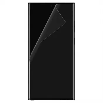 Spigen Neo Flex näytönsuojakalvo Samsung Galaxy S23 Ultra -laitteelle (läpinäkyvä) - 2 kpl:n pakkaus